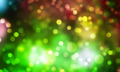 Fototapeta na wymiar Abstract light bokeh background, Christmas lights, Blurry lights, Glitter sparkle 