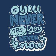 Art & Illustration quote lettering vector