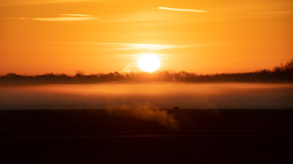 Fog Over the Airfield