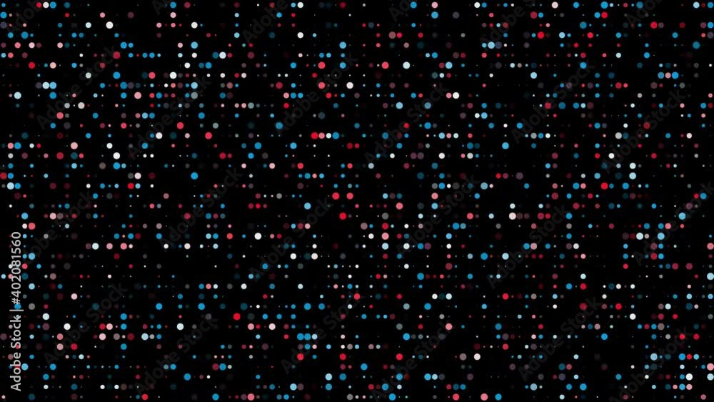 Poster festive background with many colorful round particles. computer generated 3d render