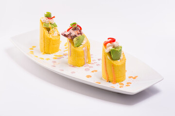 PERUVIAN GASTRONOMY,  a dish of 