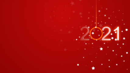 greeting card. happy new year 2021 