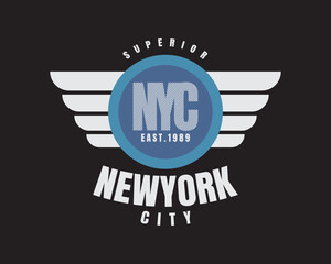 New york lettering graphic vector illustration great for designs of t-shirts, clothes, hoodies, etc.