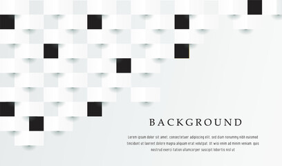 White abstract texture. Vector background 3d paper art style can be used in cover design, book design, poster, cd cover, flyer, website backgrounds or advertising.