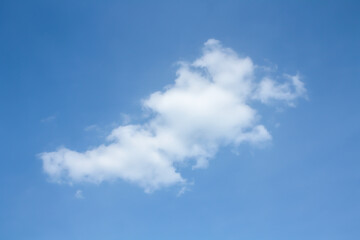 Fresh day cloudy blue sky