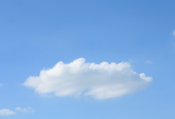 Fresh day cloudy blue sky