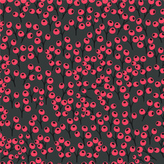 Christmas pattern vector, straight pattern, cute seamless pattern, with Christmas decoration, fruit icon, happy holidays