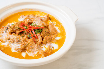 panang curry with pork