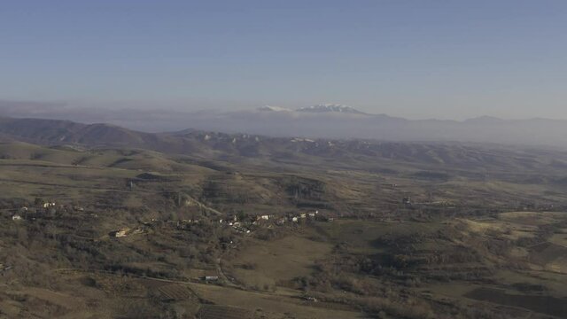 Aerial, Sandanski Surroundings, Pirin And Rila Mountains, Bulgaria