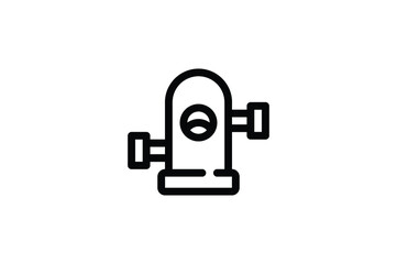 Plumber Outline Icon - Machine