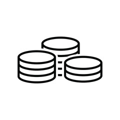 Coin stack icon