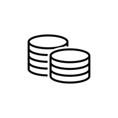 Money coins icon