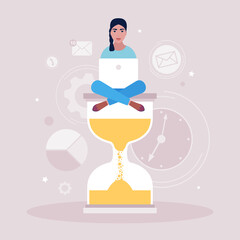 Time management concept