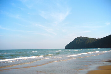 Beautiful tropical beach , beach and sea in Thailand