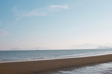 Beautiful tropical beach , beach and sea in Thailand