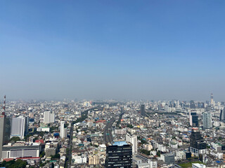 Fototapeta na wymiar view of the city in Bangkok Thailand