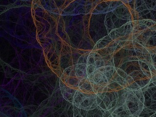 Imaginatory fractal background Image
