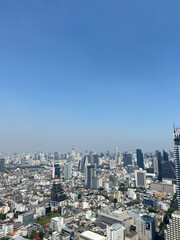 view of the city in Bangkok Thailand