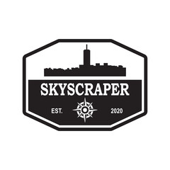 Skyscraper Of America Vector , Architecture Logo