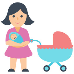 Newborn Flat Icon