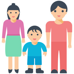 Single Parent Flat Icon