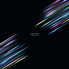 추상 라이팅 이펙트