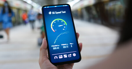 Testing the speed of 5G