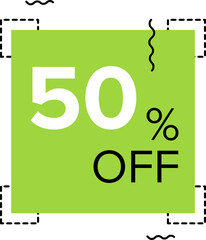 Fifty Percent Off 
