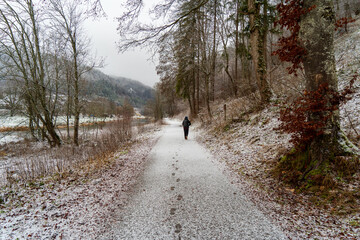 Oberes Donautal im Winter / Bei Beuron