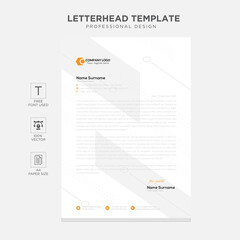 Simple creative modern letterhead templates  design for your project, Vector illustration