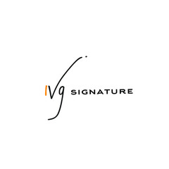 Ng hand handwritten logo for identity