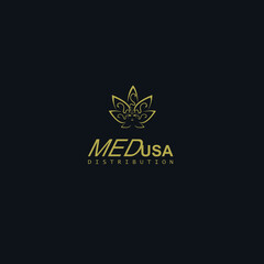 medusa logo tree gold
