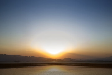 Fototapeta premium The landscape of a lake