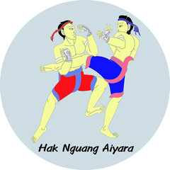 1 of 15 styles of  Mae Mai Muay Thai.This style is called Broken proboscis elephant. Thai language is called Hak Ngaung Aiyara.