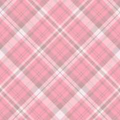 Seamless pattern in kawaii pink colors for plaid, fabric, textile, clothes, tablecloth and other things. Vector image. 2