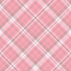 Seamless pattern in kawaii pink colors for plaid, fabric, textile, clothes, tablecloth and other things. Vector image. 2