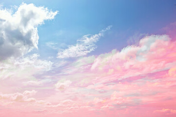 clouds watercolor tint, pink clouds gradient background sky, atmosphere air freedom