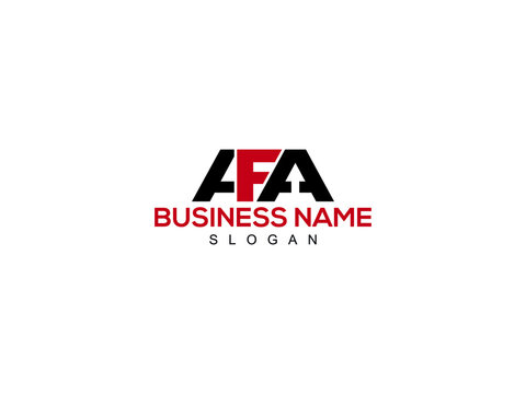 AFA Letter Logo, afa logo image design