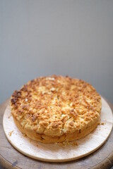 Homemade apple crumble coffee cake