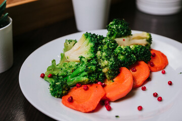 steamed vegetables
