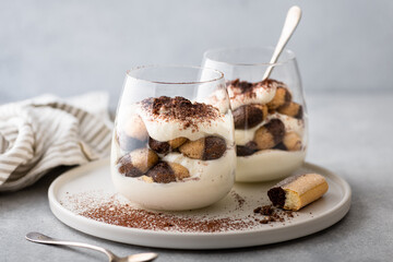 tiramisu in a glass