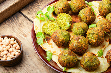 Falafel,vegan Israeli food