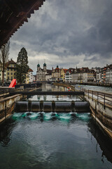 Naklejka premium Luzerne stormy day