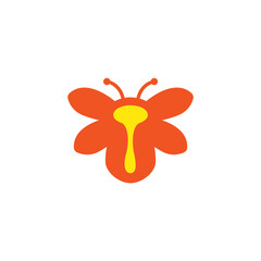 Honey Bee Concept Logo design