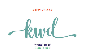 KWD lettering logo is simple, easy to understand and authoritative