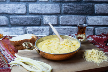 Corn flour and cheese dishes, 