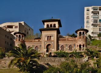 Historic city castle in Torremolinos, Malaga - Spain 