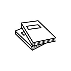Book icon logo vector template