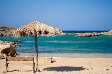 umbrellas on the beach