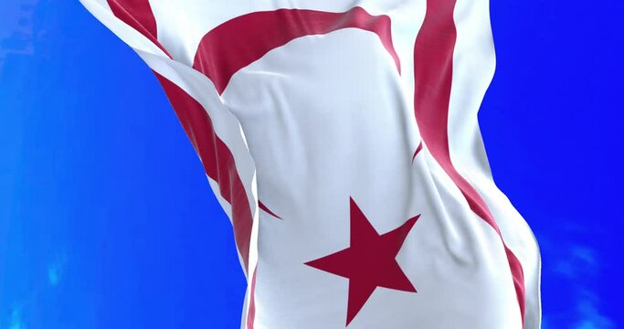 Waving Northern Cyprus flag. Northern Cyprus, officially the Turkish Republic of Northern Cyprus, is a de facto state that comprises the northeastern portion of the island of Cyprus.